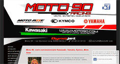 Desktop Screenshot of moto90.com