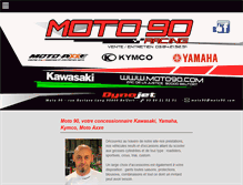 Tablet Screenshot of moto90.com